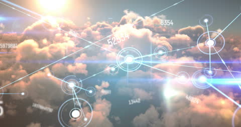 Cloud Data Visualization with Network of Connections