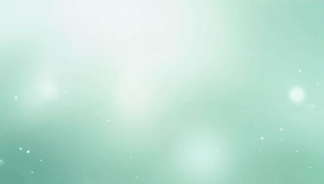 Soft Teal Glow Gradient with Bokeh Sparkles and Luminous Haze for Minimalist Background