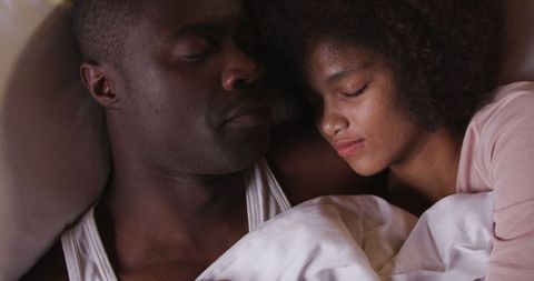 Couple Resting Together in Peaceful Intimacy at Home - Download Free Stock Images Pikwizard.com