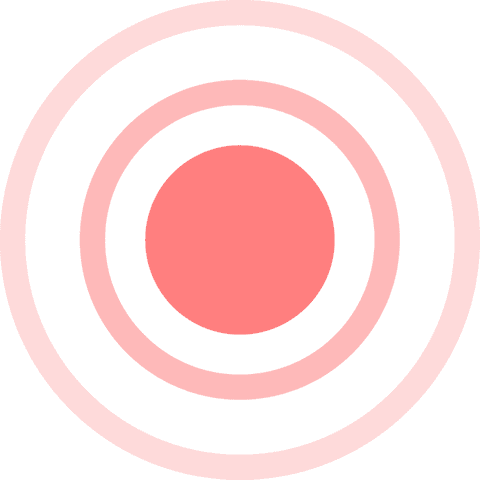abstract red circles on transparent background - Download Free Stock Videos Pikwizard.com