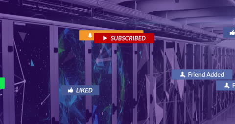 Digital Media Interaction in Modern Server Room