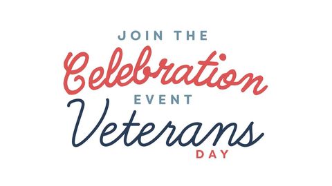 Veterans Day Celebration Announcement With Patriotic Text - Download Free Stock Templates Pikwizard.com