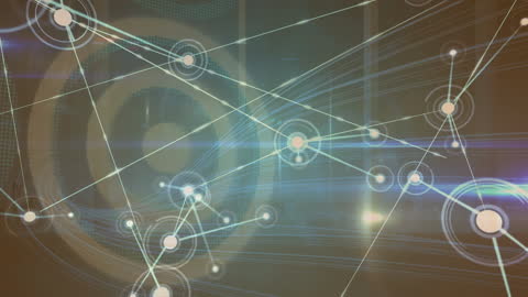 Digital Network Animation with Abstract Connections