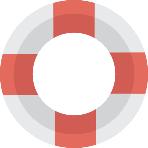 Vector Life Belt Illustrating Swim Safety on Transparent Background - Download Free Stock Videos Pikwizard.com