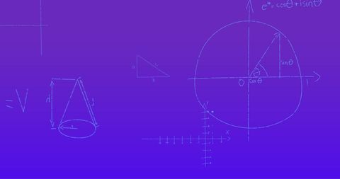 abstract mathematical equations on purple background - Download Free Stock Images Pikwizard.com