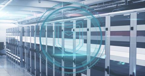 Secure Data Servers in Modern High-Tech Data Center