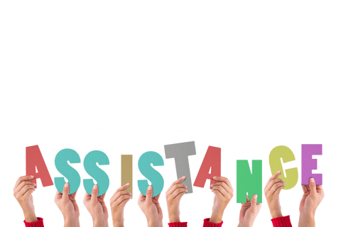 Assistance Support Hands Holding Colorful Letters Transparency - Download Free Stock Videos Pikwizard.com