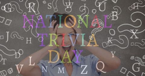 A Colorful National Trivia Day with Frazzled Teacher - Download Free Stock Images Pikwizard.com