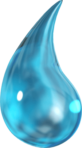 Shiny Blue Transparent Water Droplet Design on Clear Background - Download Free Stock Videos Pikwizard.com