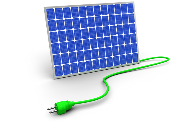 Transparent 3D Vector Solar Panel with Green Plug Cable - Download Free Stock Videos Pikwizard.com