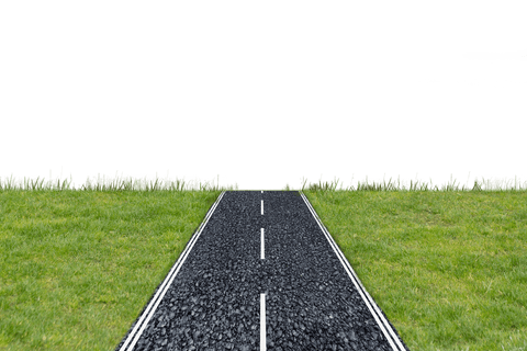 transparent road with grass edges on clear background - Download Free Stock Videos Pikwizard.com
