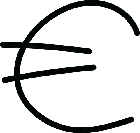 Euro Currency Symbol on Transparent Background - Download Free Stock Videos Pikwizard.com