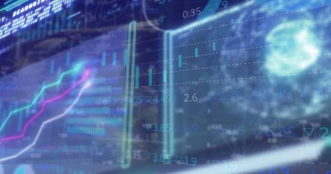 Global Innovation with Stock Market Data Visualization - Download Free Stock Images Pikwizard.com