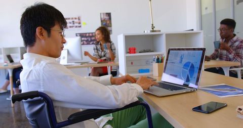 Inclusive Office Environment with Diverse Professionals