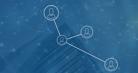 Global Connections Digital Network Interface Concept