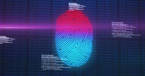 Fingerprint Authentication and Digital Security Concept - Download Free Stock Images Pikwizard.com