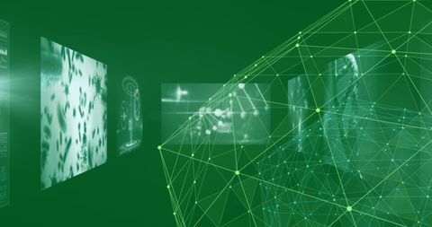 Innovative digital interface with data visualization