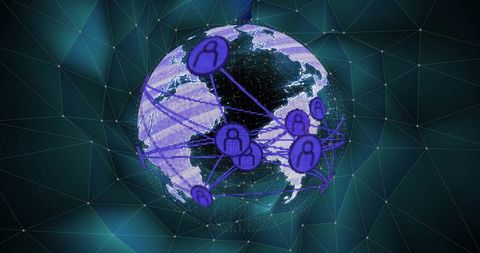 Global Networking Concept with Digital User Connections - Download Free Stock Images Pikwizard.com