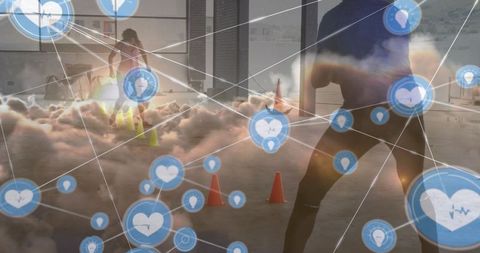 Health Monitoring in Fitness: Digital Communication in Modern Gym