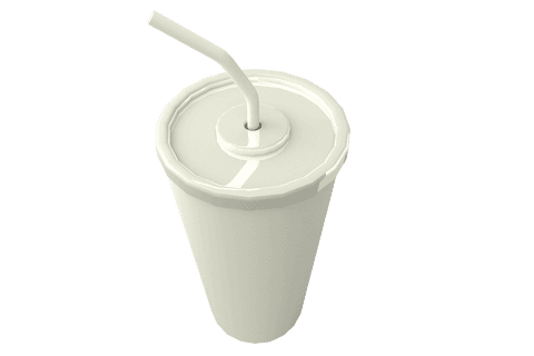 Transparent Disposable Cup with Lid and Straw - Download Free Stock Videos Pikwizard.com