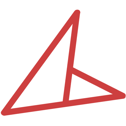 Abstract Red Triangular Shape on Transparent Background - Download Free Stock Videos Pikwizard.com