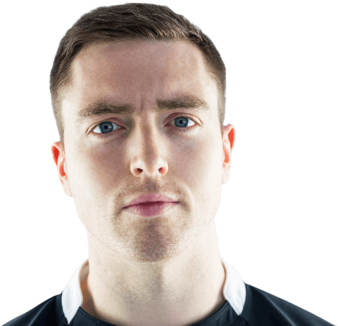 transparent portrait of frowning male rugby player - Download Free Stock Videos Pikwizard.com