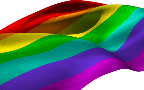 waving transparent lgbt rainbow flag symbolizing pride - Download Free Stock Videos Pikwizard.com