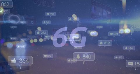 6G Technology with Social Media Connection Concepts - Download Free Stock Images Pikwizard.com