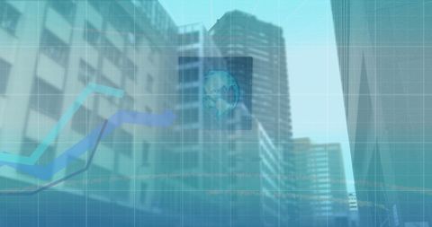 6G Technology Concept with Graphs and City Backdrop - Download Free Stock Images Pikwizard.com