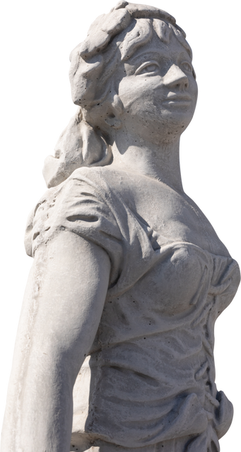 Ancient Classical Weathered Woman Sculpture Isolated for Transparent Use - Download Free Stock Videos Pikwizard.com