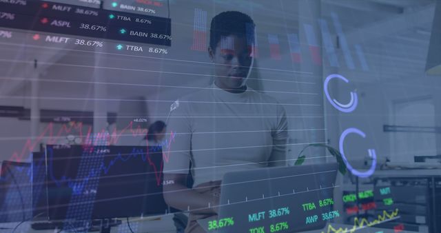 Business Professional Analyzing Financial Data on Laptop with Graphs - Download Free Stock Images Pikwizard.com