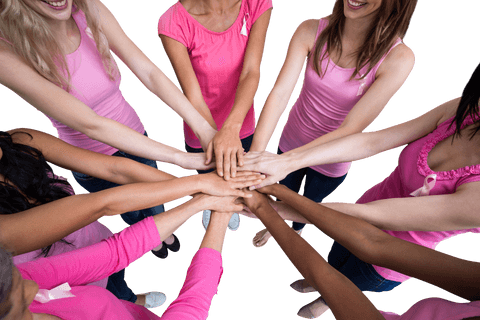 Women Uniting for Breast Cancer Awareness with Transparent Commitment - Download Free Stock Videos Pikwizard.com