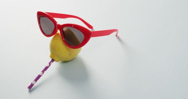 Close up of glasses and lemon on white background - Download Free Stock Photos Pikwizard.com