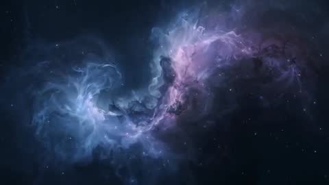 Ethereal Nebula Animation: Shifting Cosmic Cloudscape