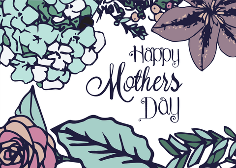 Happy Mothers Day Transparent PNG Floral Illustrative Design - Download Free Stock Videos Pikwizard.com