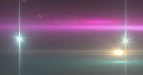 Vibrant Luminescent Glows Over Dark Gradient