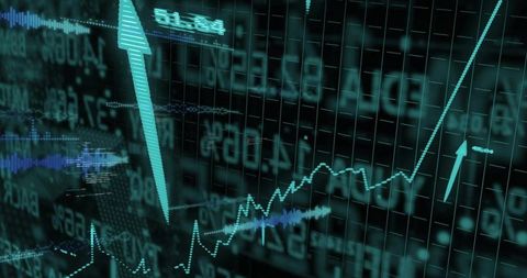 Futuristic Digital Finance Market Trend Visual