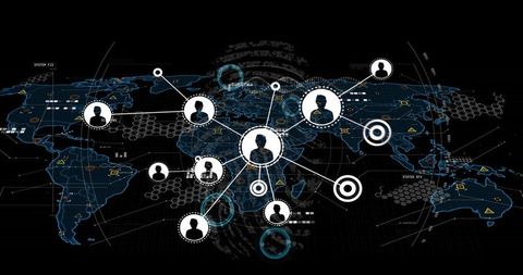 Global connections and data processing interface
