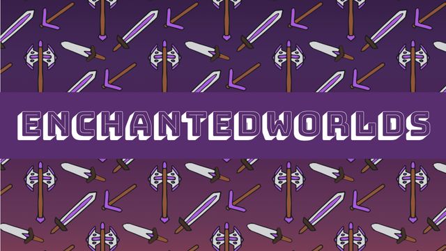 Enchantedworlds Text over Weapon Pattern on Purple Background - Download Free Stock Videos Pikwizard.com