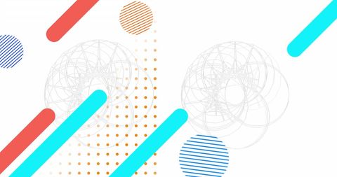 Abstract Geometric Shapes and Circles Design - Download Free Stock Images Pikwizard.com