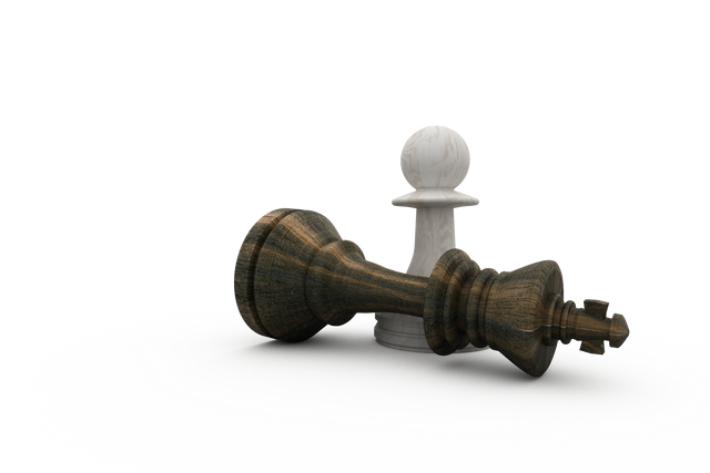 Transparent Background Of Pawn Triumphant Over Fallen King Chess Concept - Download Free Stock Videos Pikwizard.com