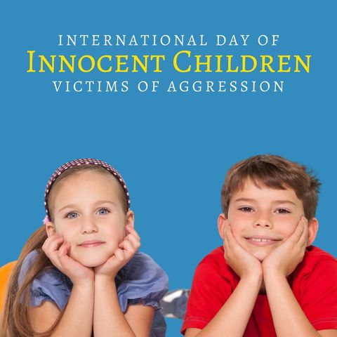 celebrating international innocent children victims of aggression day - Download Free Stock Templates Pikwizard.com