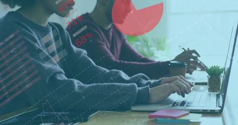 Collaborating Professionals Working on Data Analytics Project