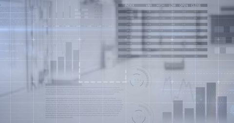 Advanced Financial Charts in Digital Business Environment - Download Free Stock Images Pikwizard.com