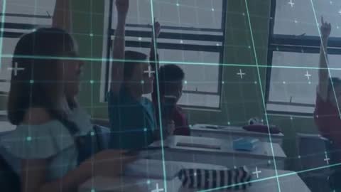 Students Engaging with Digital Learning Tools in Classroom