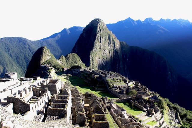 Panoramic View of Machu Picchu with Andes Mountains in Background - Download Free Stock Photos Pikwizard.com