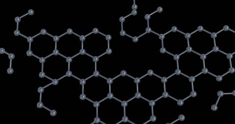 3D Molecular Network on Black Background Illustrating Science Connections - Download Free Stock Images Pikwizard.com