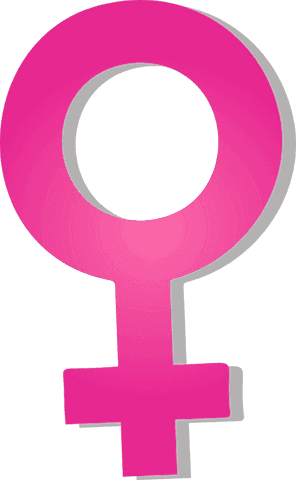 pink female gender symbol with transparent shadow effect - Download Free Stock Videos Pikwizard.com