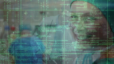 Innovative Medical Technology with Focused Female Doctor