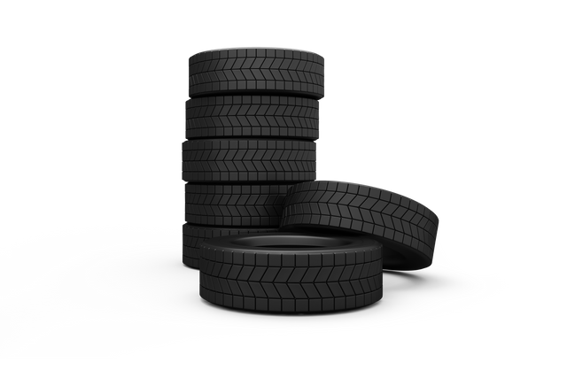 Transparent Stack of Black Tyres Isolated on White Background - Download Free Stock Videos Pikwizard.com